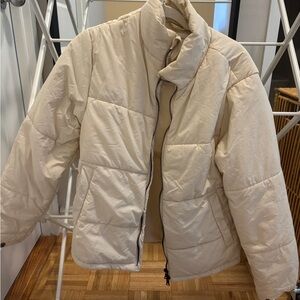Onia Cream Puffer Jacket